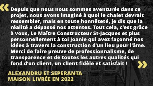 Témoignage 1/2