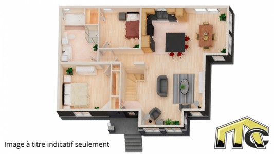Albatros contemporain - plan