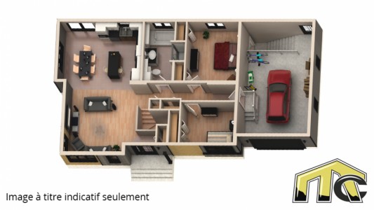 urbain garage 2 chambres