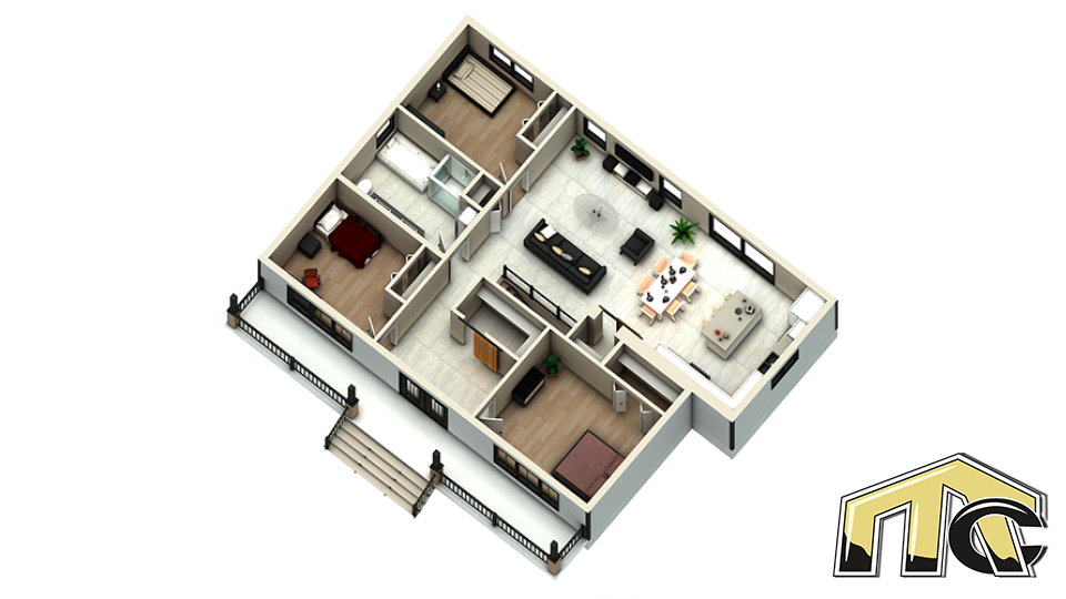 maison usinée 3 chambres à coucher