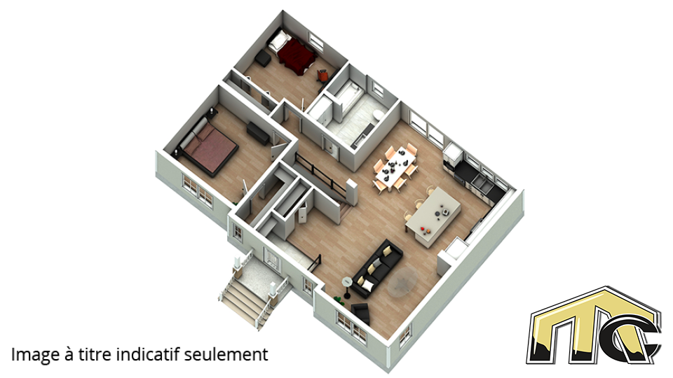 maison 3 chambres