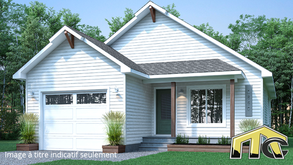 maison avec garage intégré